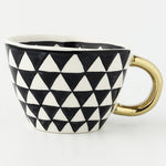 Load image into Gallery viewer, Hand Painted Geometric Ceramic Mugs
