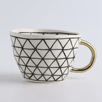 Load image into Gallery viewer, Hand Painted Geometric Ceramic Mugs
