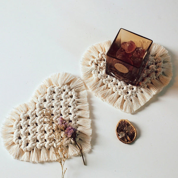 Mini Coster Macrame Macrame Coaster Set – A Little Apothecary