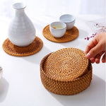 Load image into Gallery viewer, Rattan Trivet
