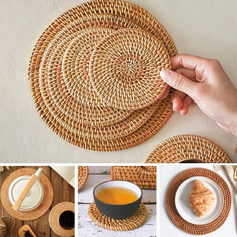 Rattan Trivet