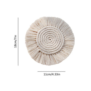Macrame Coaster Set