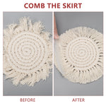 Load image into Gallery viewer, Macrame Coaster Set
