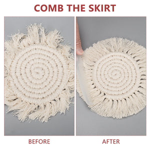 Macrame Coaster Set