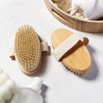 Load image into Gallery viewer, Natural Bristle Spa Brush
