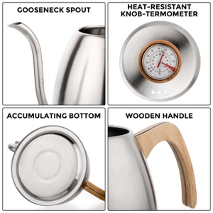 40oz Stainless Steel Gooseneck Kettle